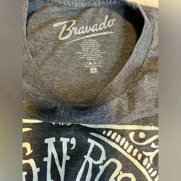 Guns N Roses Appetite For Destruction Concert Tee Shirt Band Bravado EUC - Picture 2 of 3